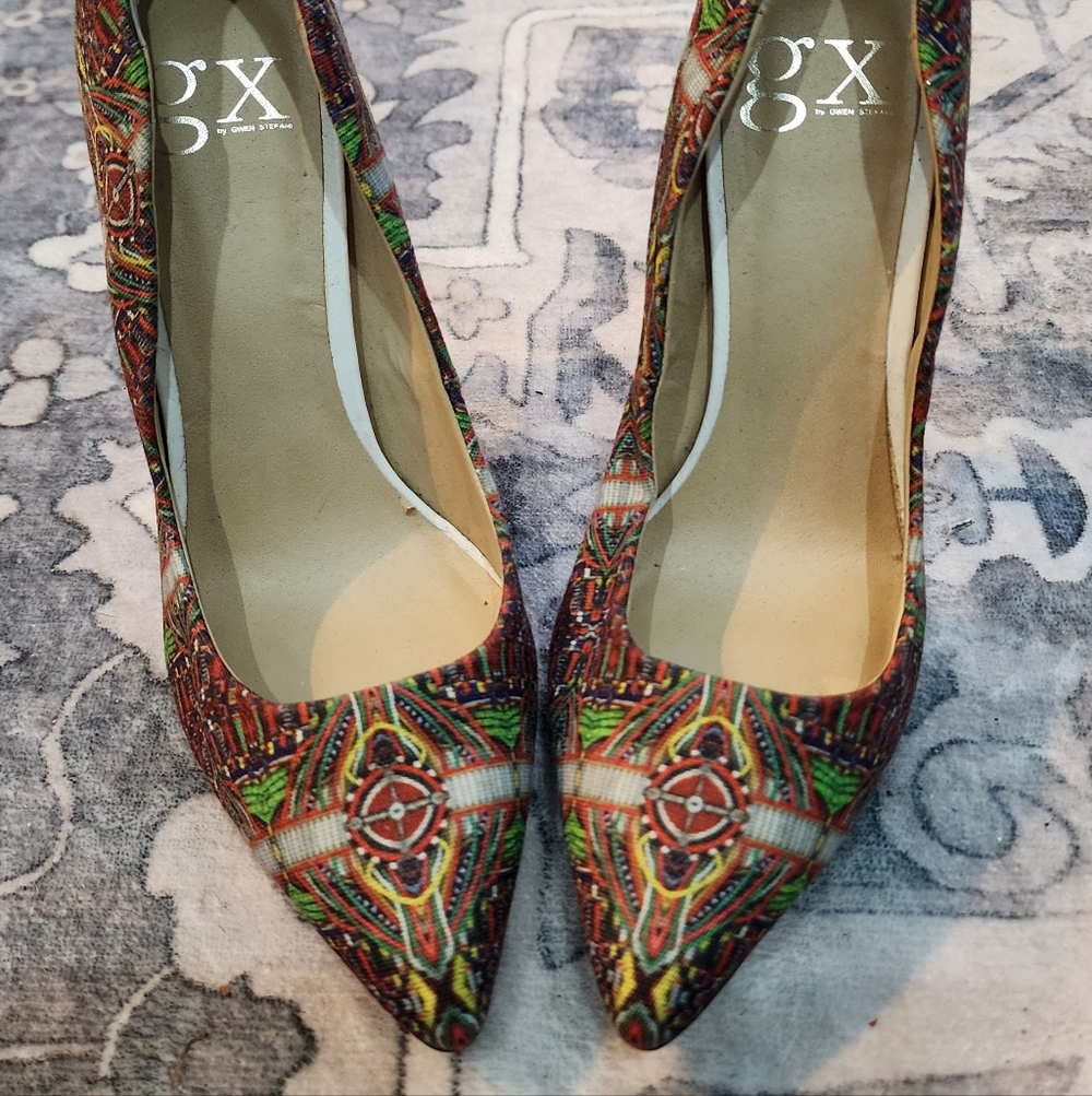 GX by Gwen Stefani Multicolor Patterned Heels - Picture 2 of 3